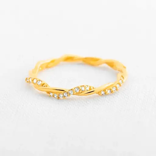 ANILLO TRENZADO ESTELAR