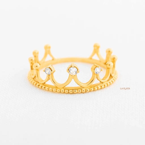 [AN659] ANILLO 15 CORONA TRES DESEOS