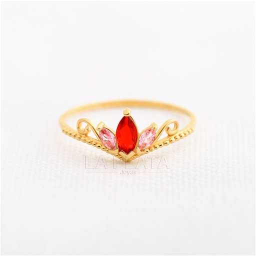 [AN578] ANILLO 15 TIARA ELISE