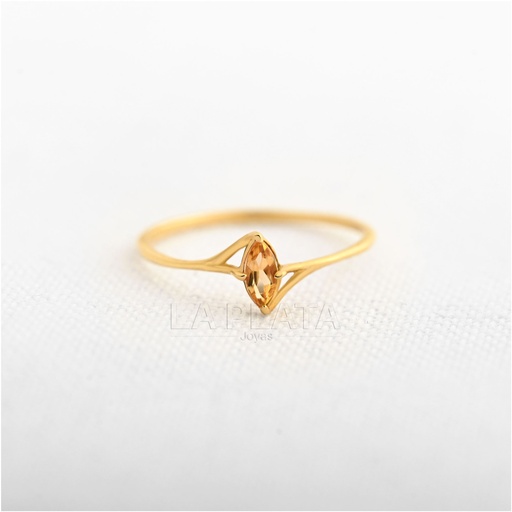 [AN600] ANILLO CIRCON CITRICO