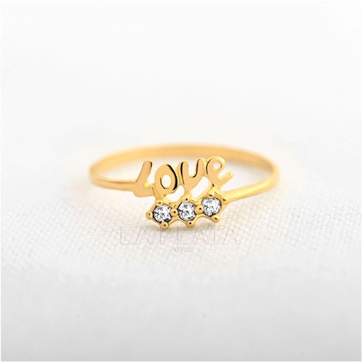 ANILLO CIRCÓN LOVE