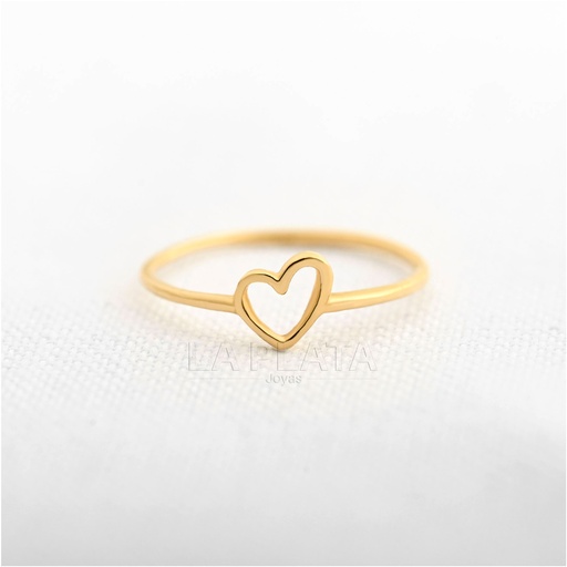 ANILLO CORAZÓN ASIMÉTRICO