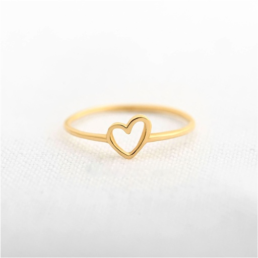 ANILLO CORAZÓN ASIMÉTRICO