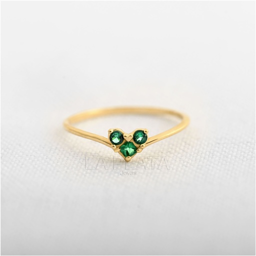 [AN882] ANILLO CIRCON TRES ESTRELLAS