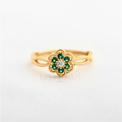 [AN969] ANILLO CIRCON FLOR MISTICA