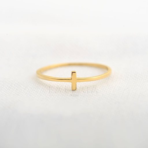 [AN1104] ANILLO CRUZ LISA PQ