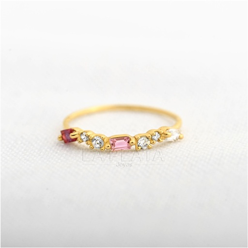 [AN1106] ANILLO CIRCON LUZ DE CORAL