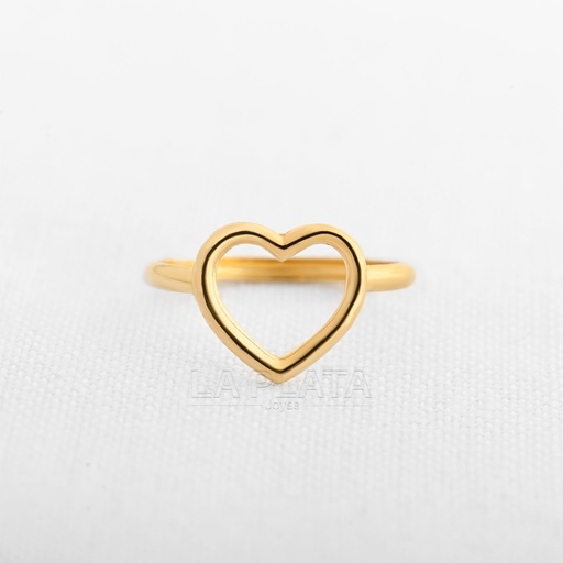 [AN818] ANILLO CORAZON SERENO