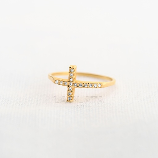 ANILLO CIRCON CRUZ CELESTIAL