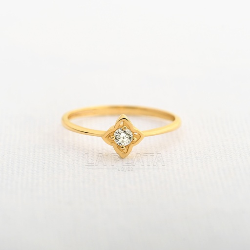 ANILLO CIRCON MINI FLOR