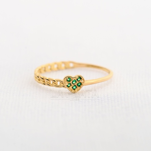 [AN26] ANILLO CORAZON SILENTE