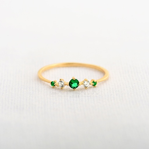 [AN870] ANILLO CIRCON CINTILANTE