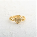 ANILLO CIRCON CANDADO DE AMOR