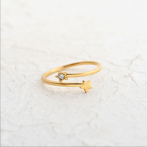 [AN598] ANILLO CIRCON ESTRELLA