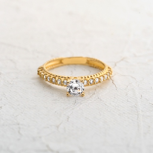 [AN919] ANILLO CIRCON DESTELLO DE NOCHE