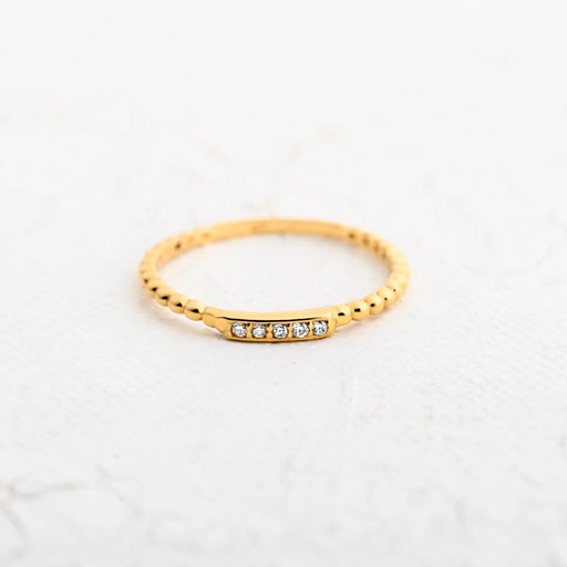 [AN1185] ANILLO CIRCÓN RITMO DE ORO