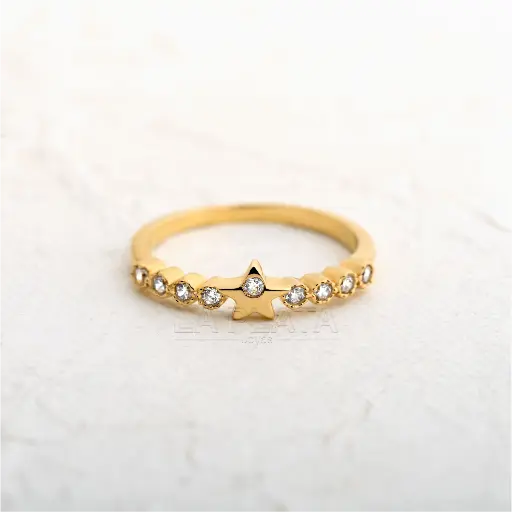 [AN743] ANILLO CIRCÓN CON ESTRELLA