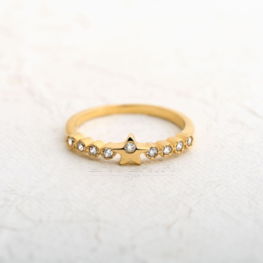 [AN743] ANILLO CIRCON CON ESTRELLA