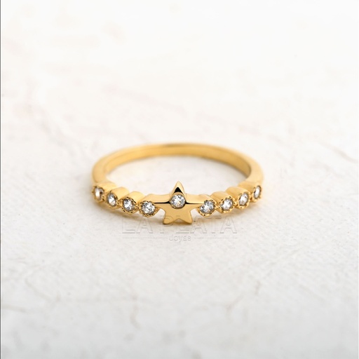 [AN743] ANILLO CIRCON CON ESTRELLA