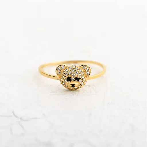 [AN859] ANILLO CIRCÓN OSO ADORABLE