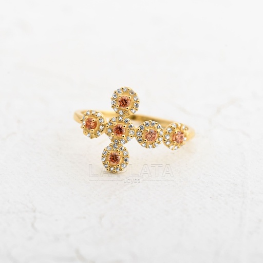 [AN894] ANILLO CIRCON CRUZ DIVINIDAD