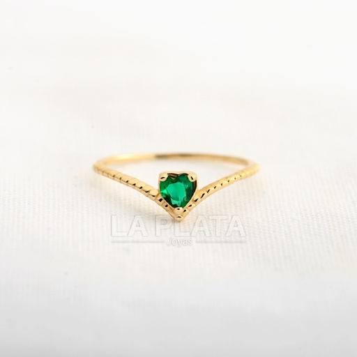 [AN1206] ANILLO CIRCÓN GEMA DEL BOSQUE