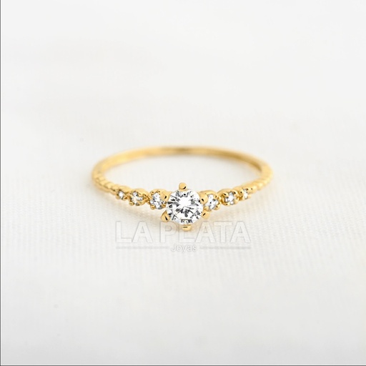[AN701] ANILLO CIRCON SATURNO
