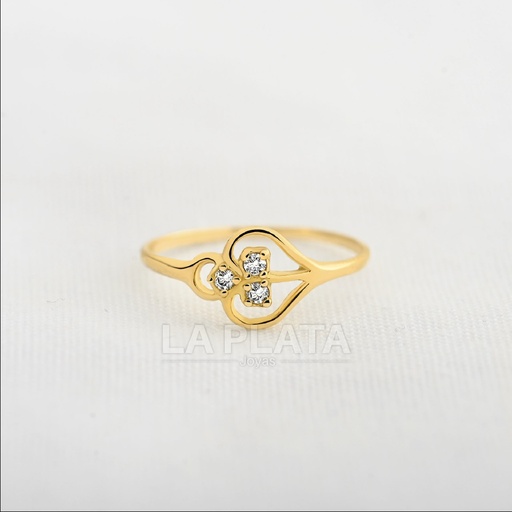 [AN1223] ANILLO CIRCON AMOR GENUINO