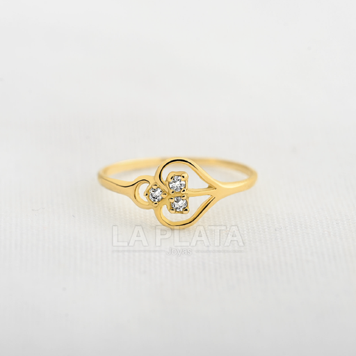 [AN1223] ANILLO CIRCON AMOR GENUINO