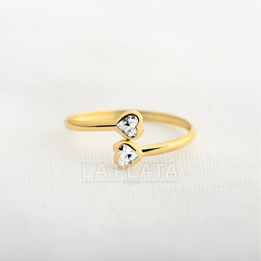 ANILLO CIRCON ALMAS GEMELAS