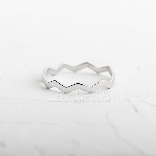 [AN627] ANILLO BRILLO DEL ALMA ORO BLANCO