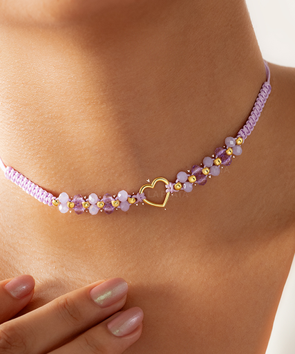 [CHOK13] CHOKER PASION LILA