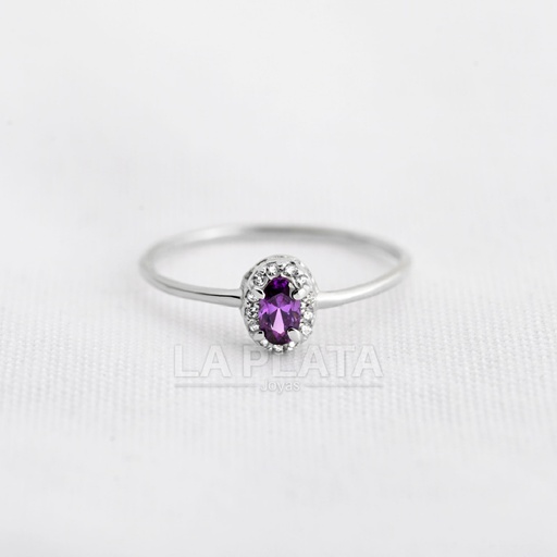 ANILLO PRIMAVERA REAL ORO BLANCO