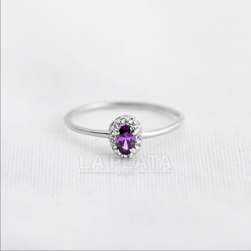 ANILLO PRIMAVERA REAL ORO BLANCO