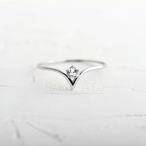 ANILLO MUJER MARAVILLA ORO BLANCO