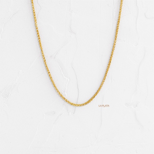 [CI201] CADENA AROS ENTRELAZADOS 40CM