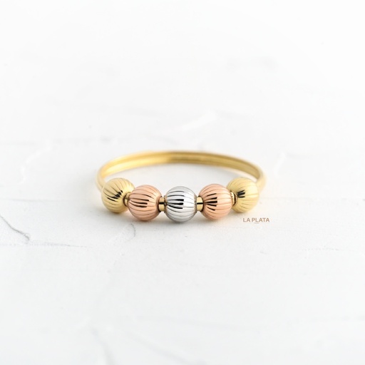 ANILLO LUZ TRINA TRES OROS