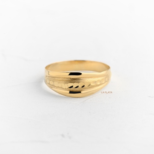 [AN1325] ANILLO HORIZONTE DORADO