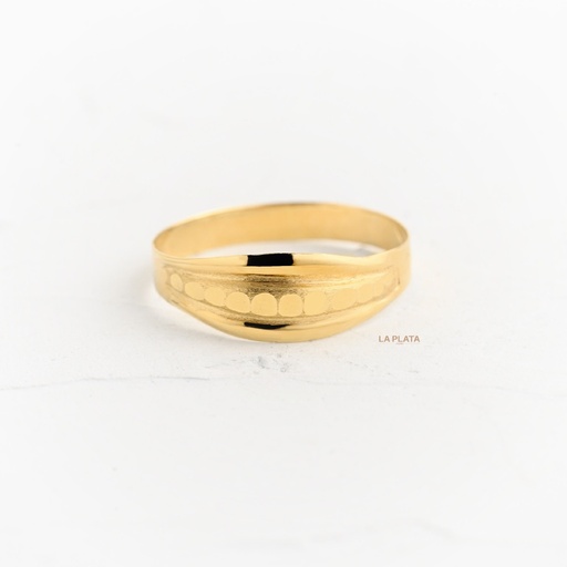 [AN1327] ANILLO CAMINO DORADO
