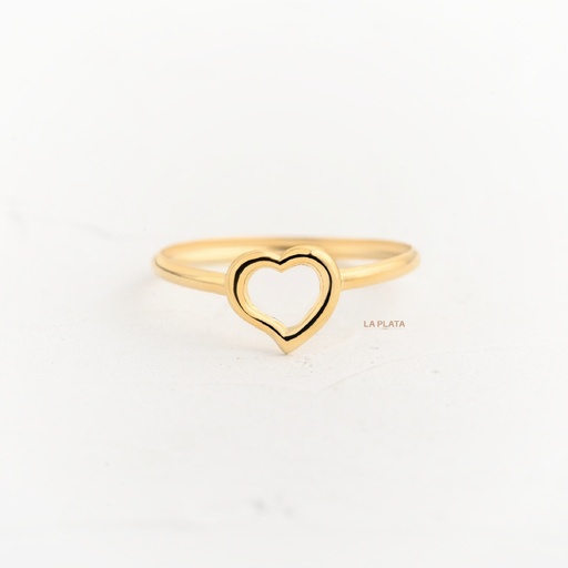 ANILLO CORAZON CONCAVO