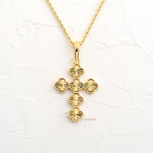 [DN1302] DIJE CRUZ DE TREBOL