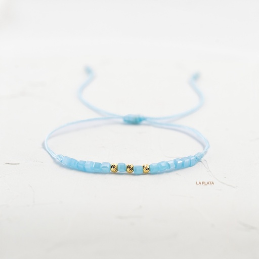 [PH1079] PULSERA DE HILO TRILUZ
