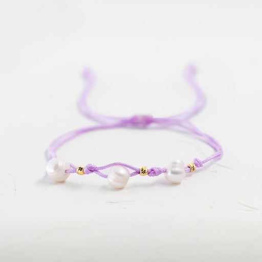 PULSERA DE HILO NUDOS BRILLANTES