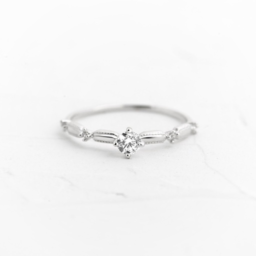 ANILLO ORO BLANCO ALUNA