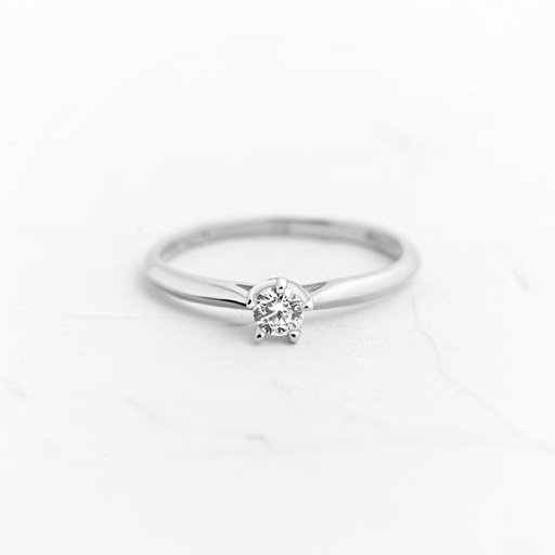 ANILLO ORO BLANCO NUBINA