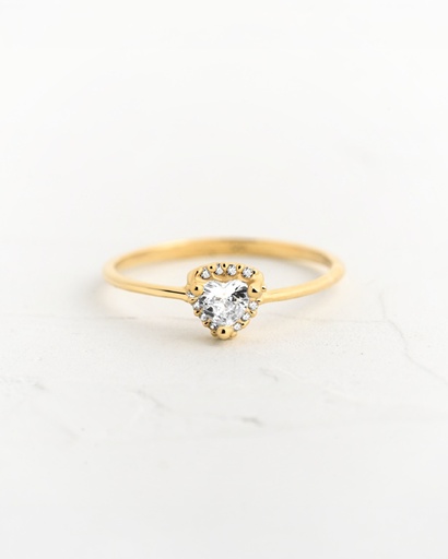 ANILLO CORAZÓN CLASICO