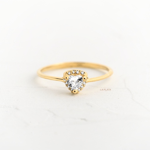 ANILLO CORAZÓN CLASICO