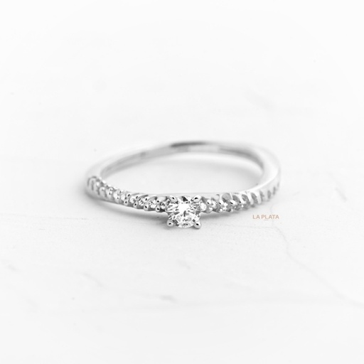 ANILLO ORO BLANCO SELENDRA