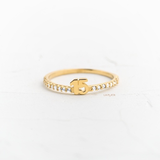 [AN1415] ANILLO 15 CIRCONADO REI