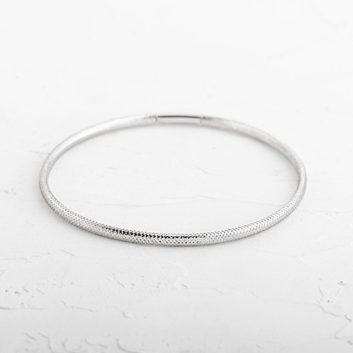 [PE36] PULSERA ESPECIAL ELASTE ORO BLANCO